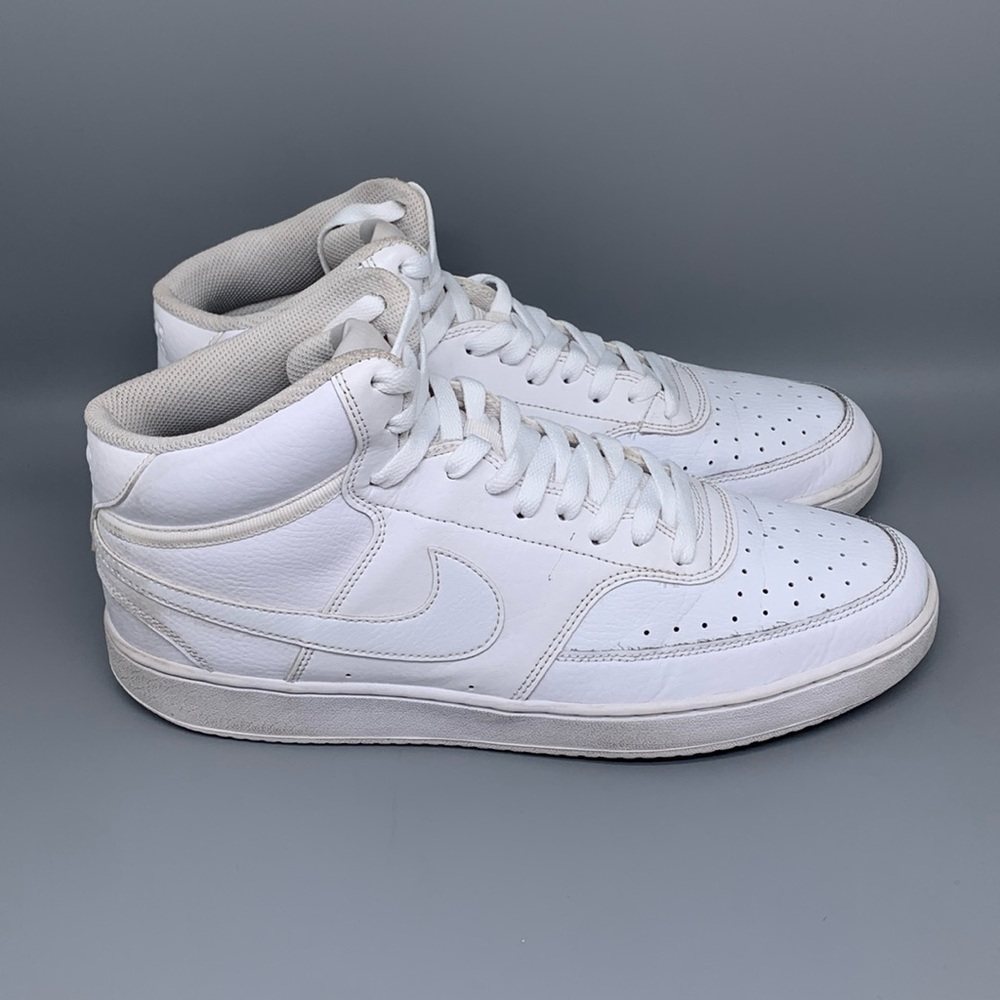 Nike Court‎ Vision Mid White Shoes Men’s Sz 11.5